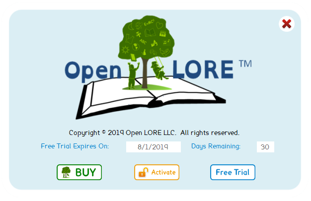 Open LORE™ Read 1.5 Free Trial