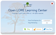 Open LORE™ Learning Center Free Trial